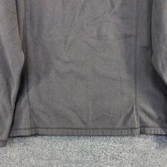 UPS 1/4 Zip Men's Uniform Fleece Jacket Gray M Graphic Logo Employee - Picture 7 of 13